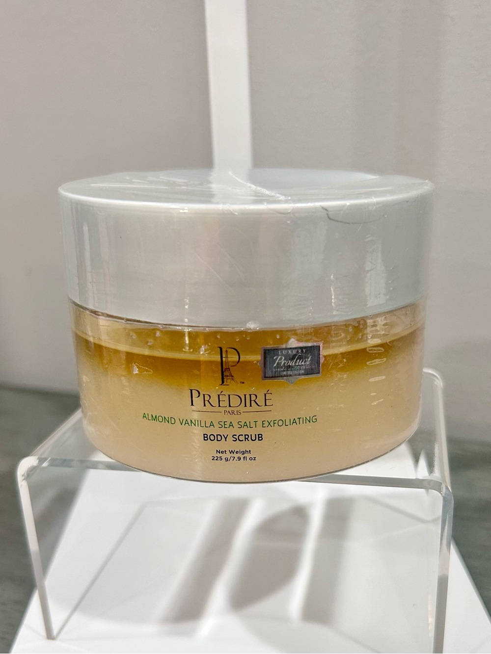 Prédiré Almond Vanilla Sea Salt Exfoliating Body Scrub